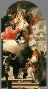 TIEPOLO, Giovanni Domenico The Virgin Appearing to St Philip Neri 1740 oil painting reproduction